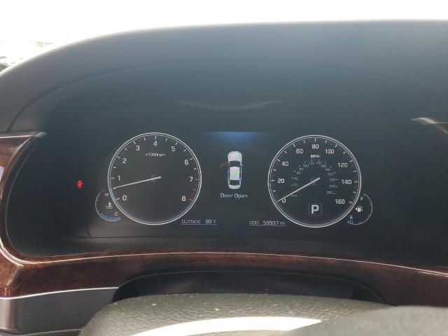 2014 Hyundai Equus VIN KMHGH4JH9EU089632 Copart auction photo, side damage thumbnail 9