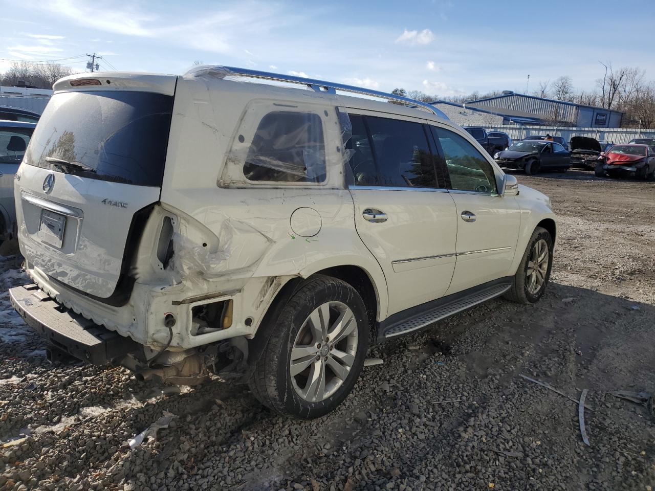 2012 Mercedes-Benz GL-klasse VIN 4JGBF7BE4CA783536 Copart auction photo, all over damage thumbnail 3