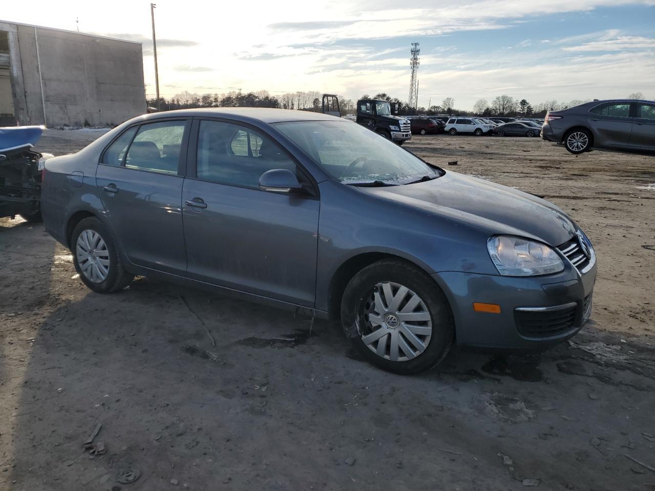 2010 Volkswagen Jetta VIN 3VWJX7AJ4AM084786 Copart auction photo, front end / side damage thumbnail 4