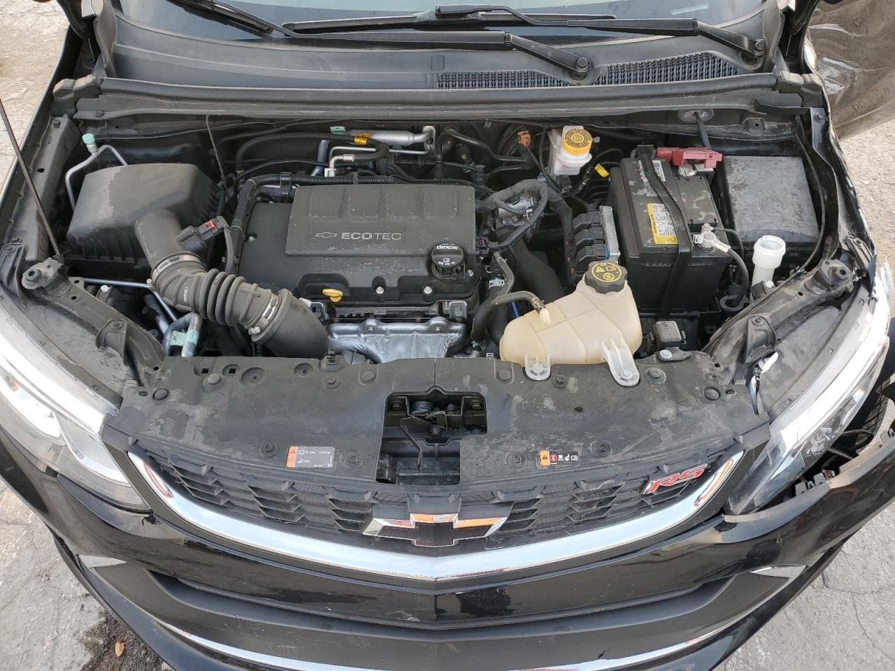 2020 Chevrolet Sonic VIN 1G1JD5SB5L4136232 Copart auction photo, front end / side damage thumbnail 12