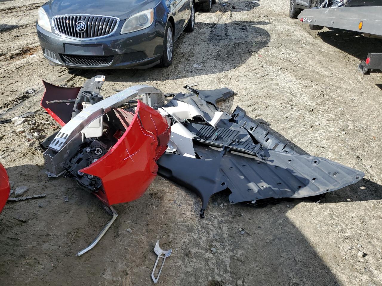 2017 Honda Civic VIN 2HGFC2F54HH503068 Copart auction photo, top/roof / all over damage thumbnail 12