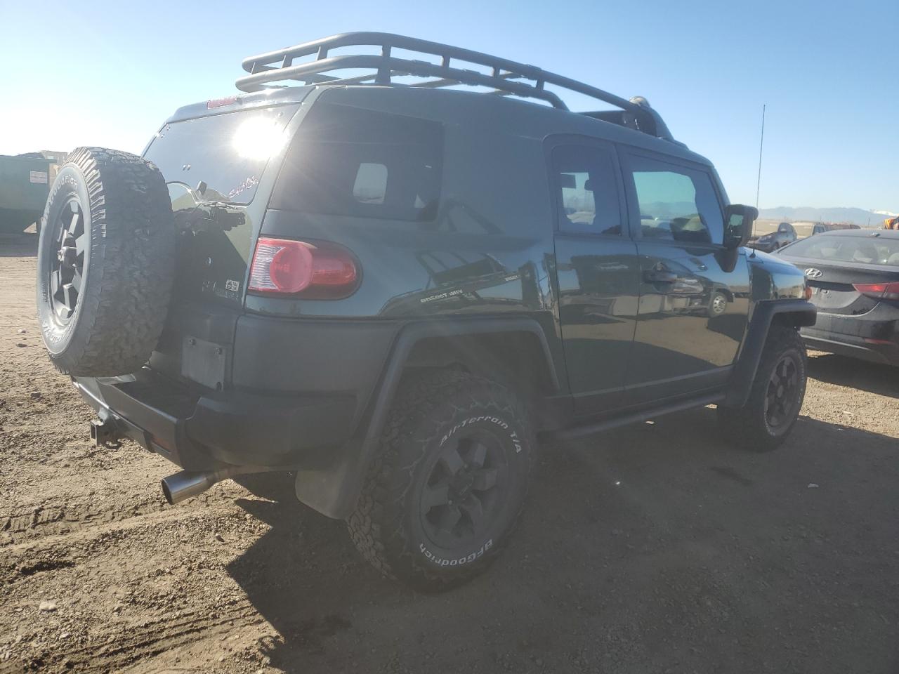 2011 Toyota FJ Cruiser VIN JTEBU4BF4BK116147 Copart auction photo, front end damage thumbnail 3