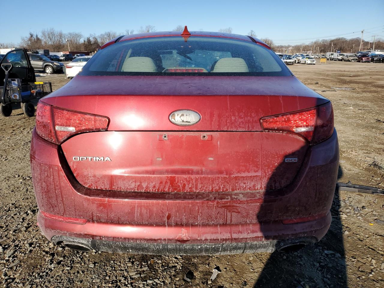 2013 KIA Optima VIN 5XXGM4A77DG179017 Copart auction photo, front end damage thumbnail 6