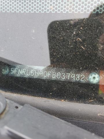 2015 Honda Odyssey VIN 5FNRL5H90FB037932 Copart auction photo, side damage thumbnail 12