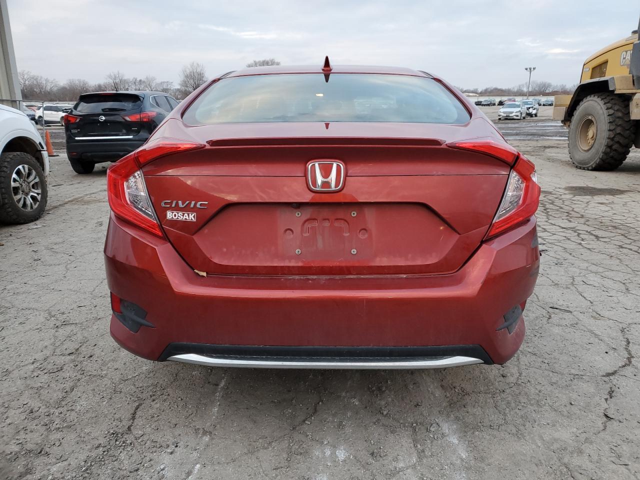 2019 Honda Civic VIN JHMFC1F77KX010383 Copart auction photo, all over damage thumbnail 6