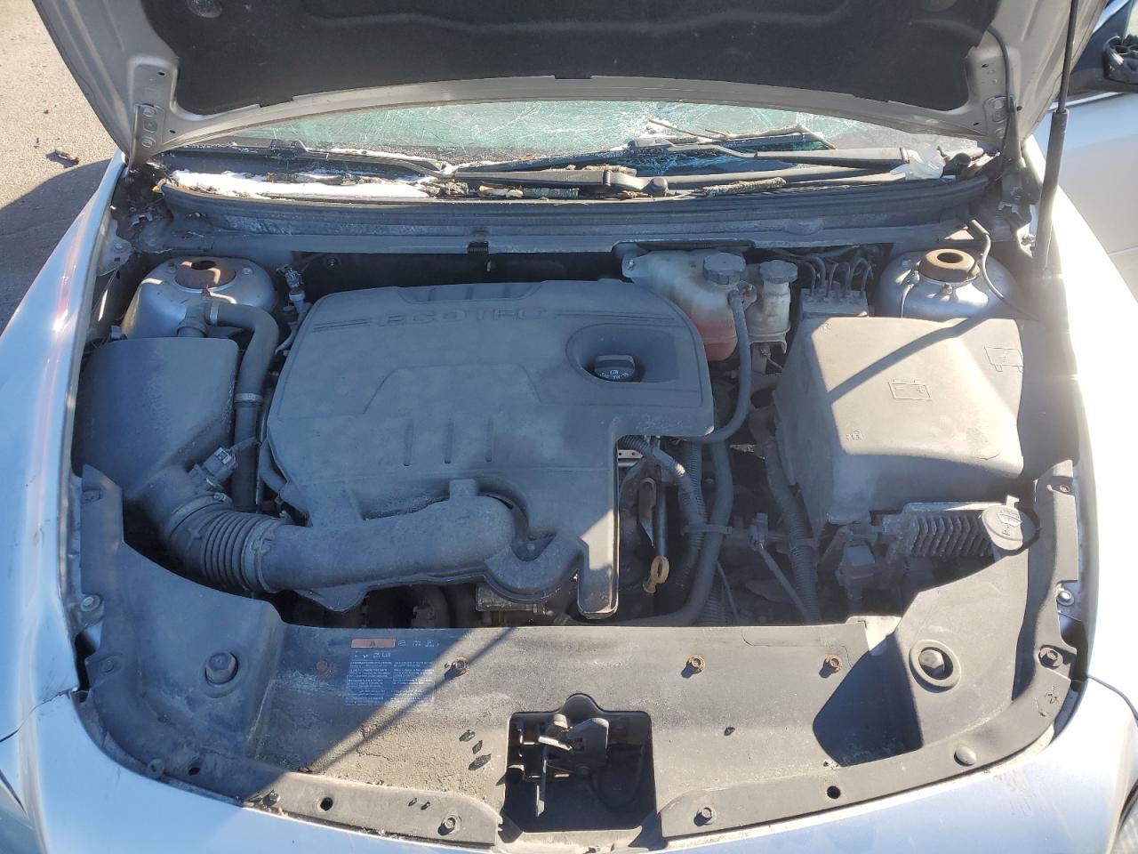 2010 Chevrolet Malibu VIN 1G1ZC5EB8AF302665 Copart auction photo, rollover damage thumbnail 11
