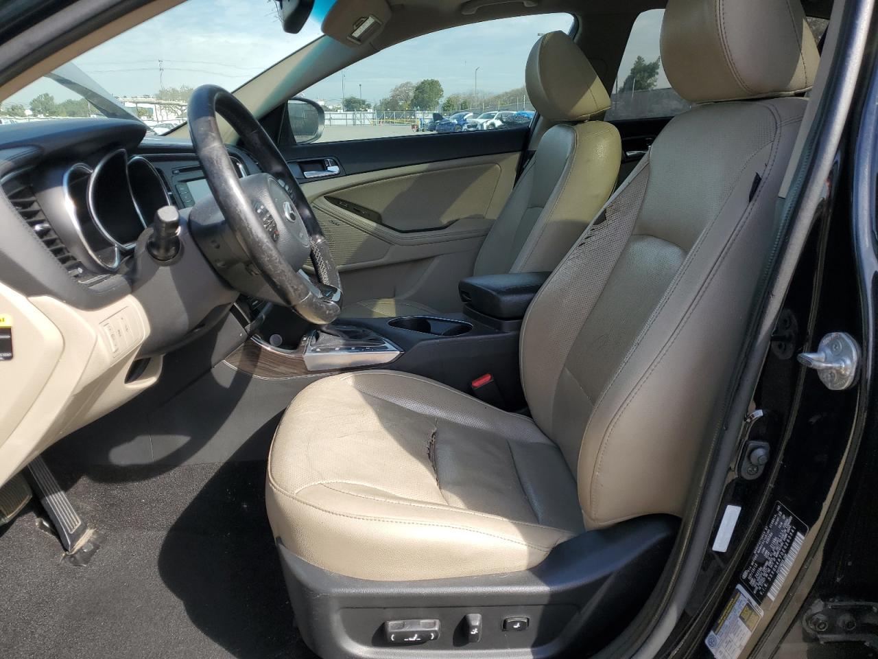2014 KIA Optima VIN 5XXGN4A70EG263341 Copart auction photo, front end damage thumbnail 7