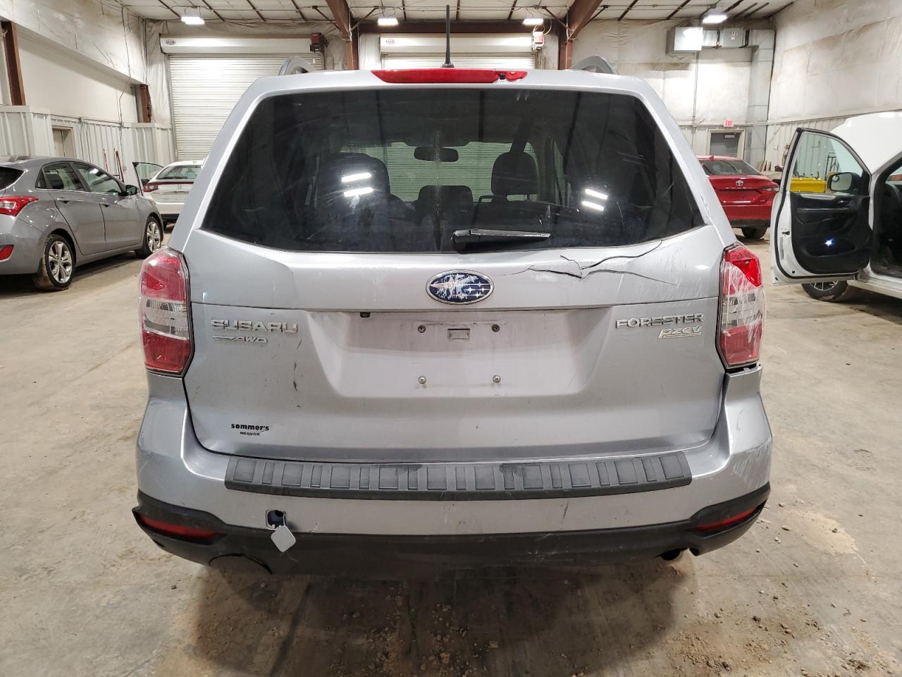 2015 Subaru Forester VIN JF2SJADC7FH804310 Copart auction photo, rear end damage thumbnail 6