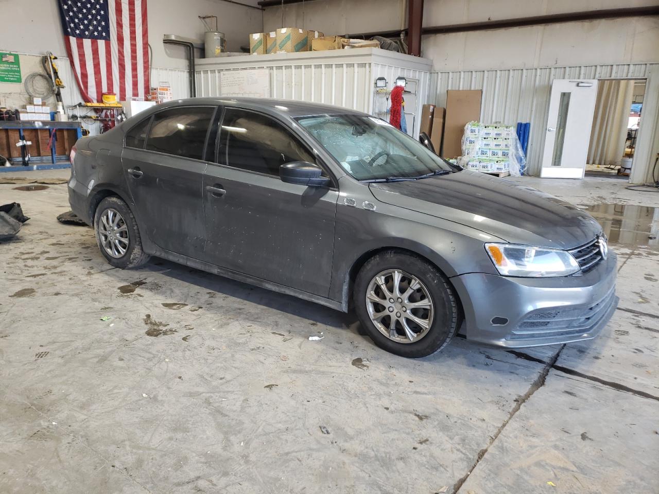 2016 Volkswagen Jetta VIN 3VW267AJ5GM242598 Copart auction photo, side / front end damage thumbnail 4