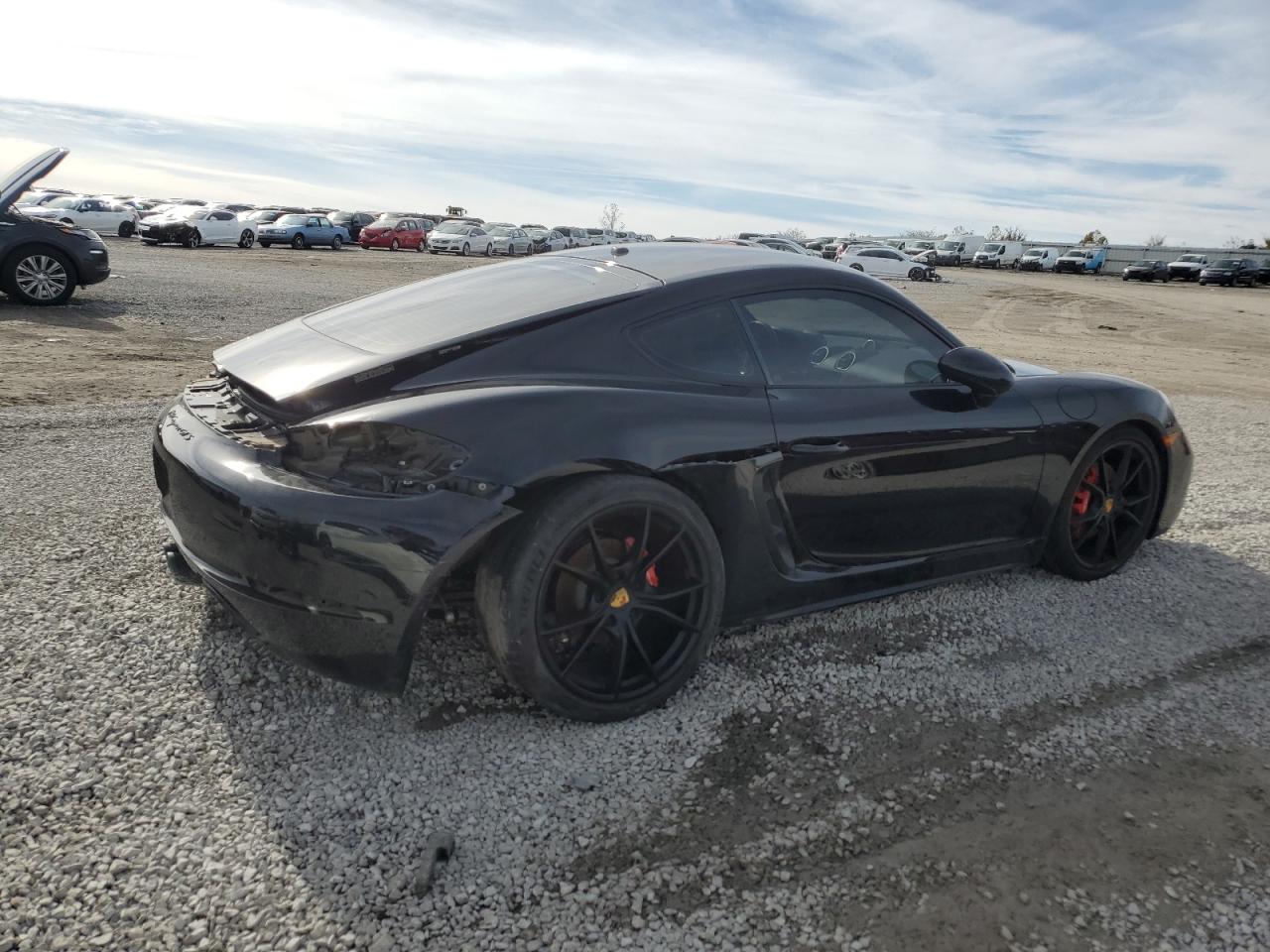 2019 Porsche Cayman VIN WP0AB2A89KS278644 Copart auction photo, rear end damage thumbnail 3