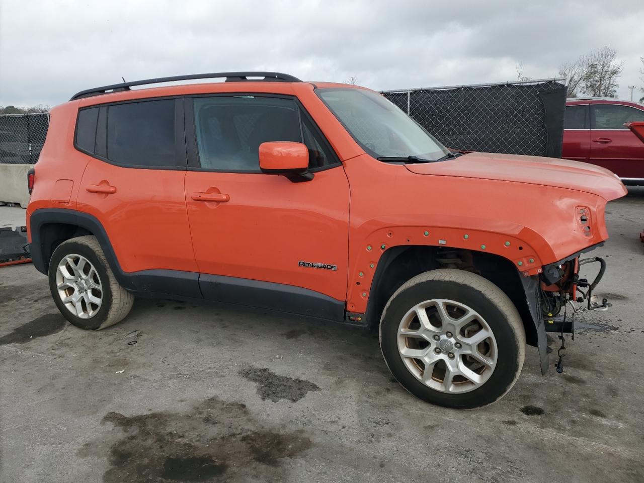 2016 Jeep Renegade VIN ZACCJBBT8GPC84592 Copart auction photo, front end damage thumbnail 4
