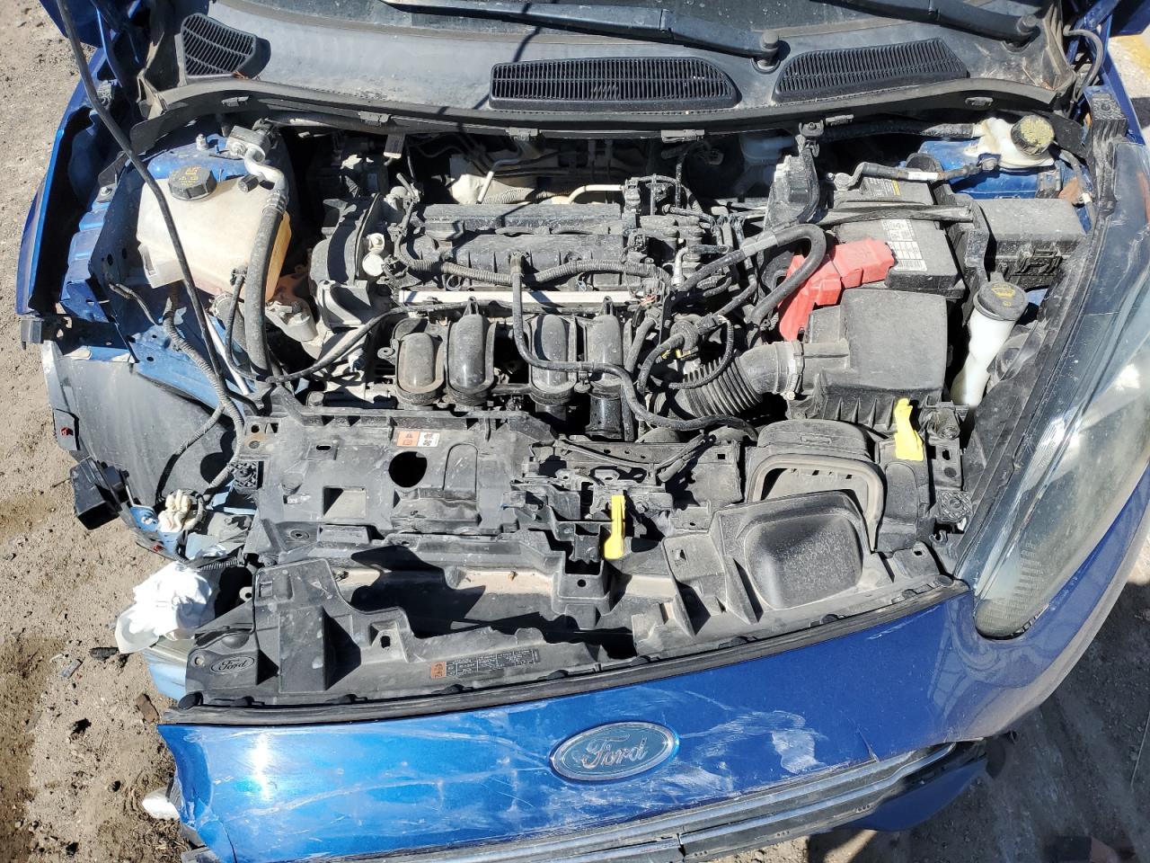 2018 Ford Fiesta VIN 3FADP4BJ0JM100727 Copart auction photo, front end damage thumbnail 13