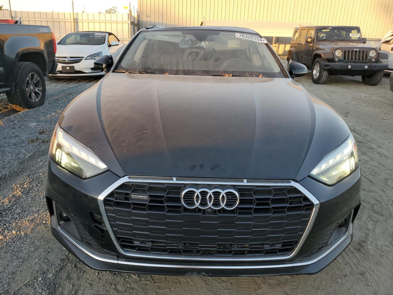 2023 Audi A5 VIN WAUCBCF55PA008902 Copart auction photo, top/roof damage thumbnail 5