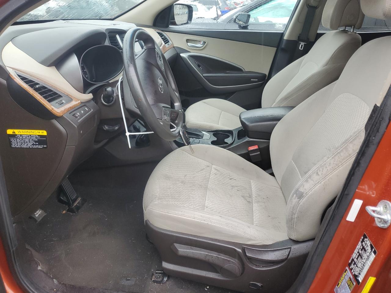 2016 Hyundai Santa Fe VIN 5XYZT3LB0GG371337 Copart auction photo, normal wear damage thumbnail 7
