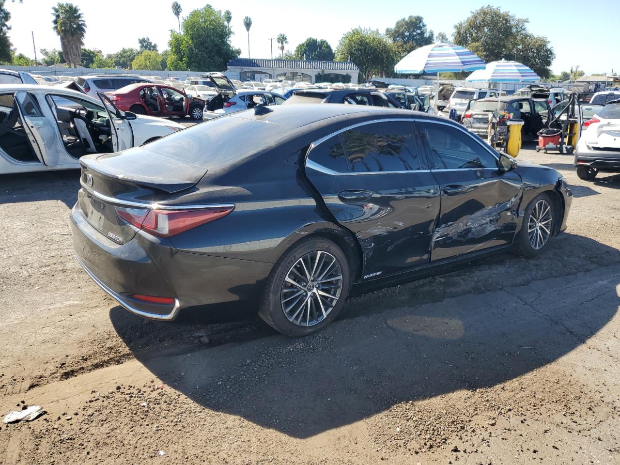 2022 Lexus ES VIN 58ADA1C19NU026030 Copart auction photo, side / front end damage thumbnail 3