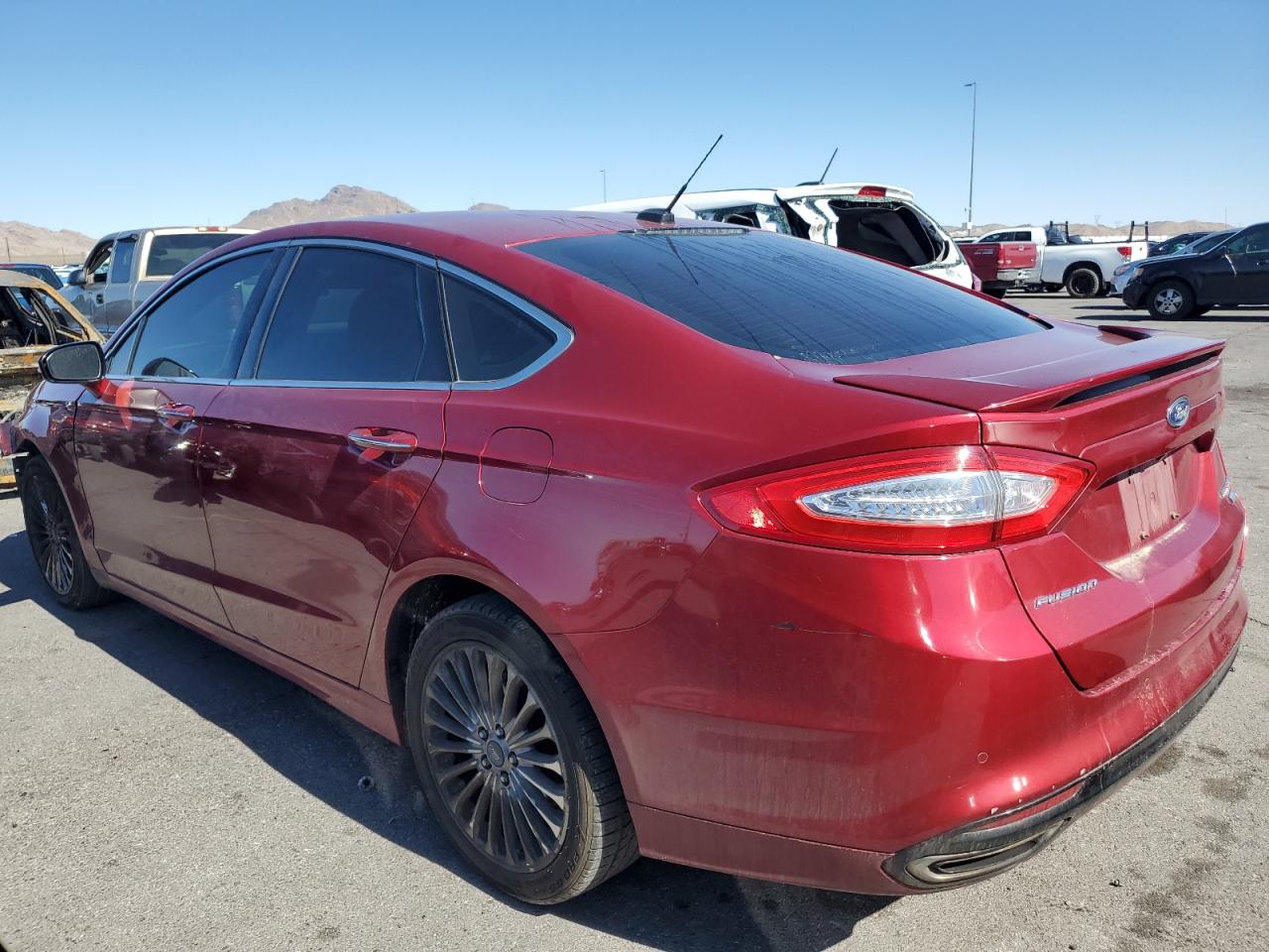 2015 Ford Fusion VIN 3FA6P0D98FR206101 Copart auction photo, front end damage thumbnail 2