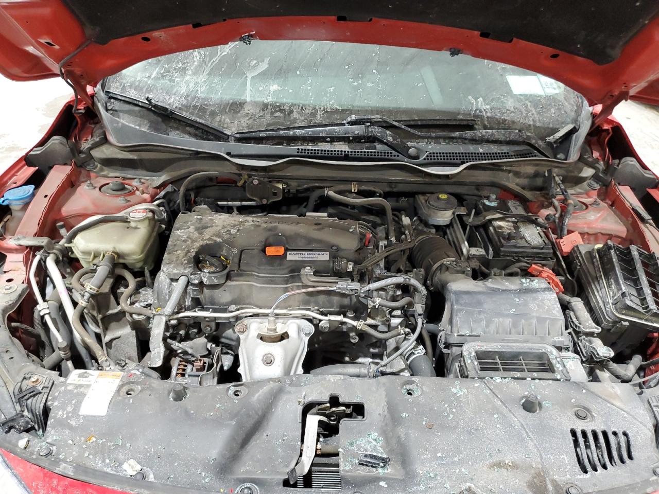 2017 Honda Civic VIN 2HGFC2F78HH504676 Copart auction photo, rear end / side damage thumbnail 11