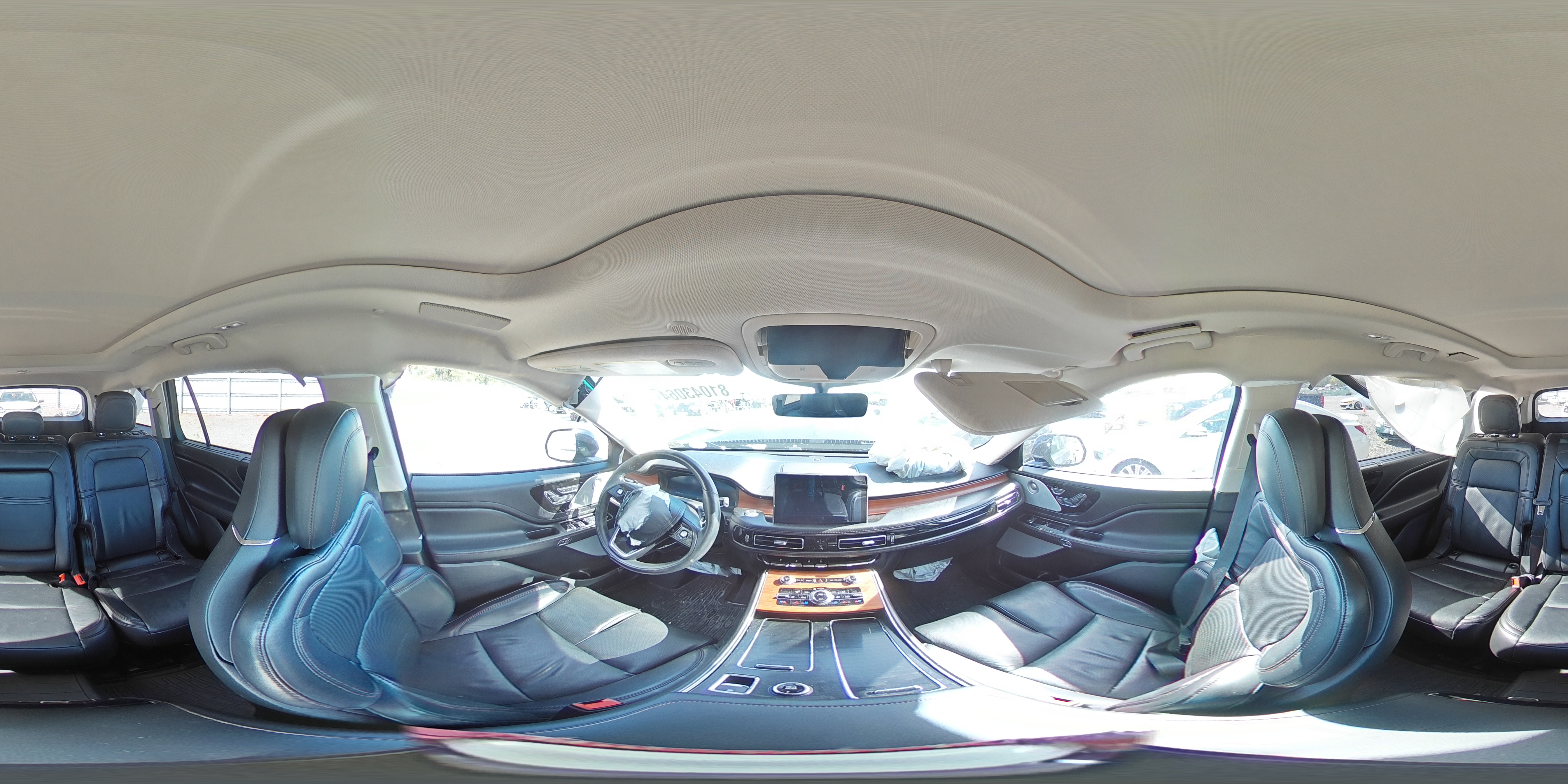 2020 Lincoln Aviator VIN 5LM5J7XC4LGL10474 Copart auction photo, front end / side damage thumbnail 14