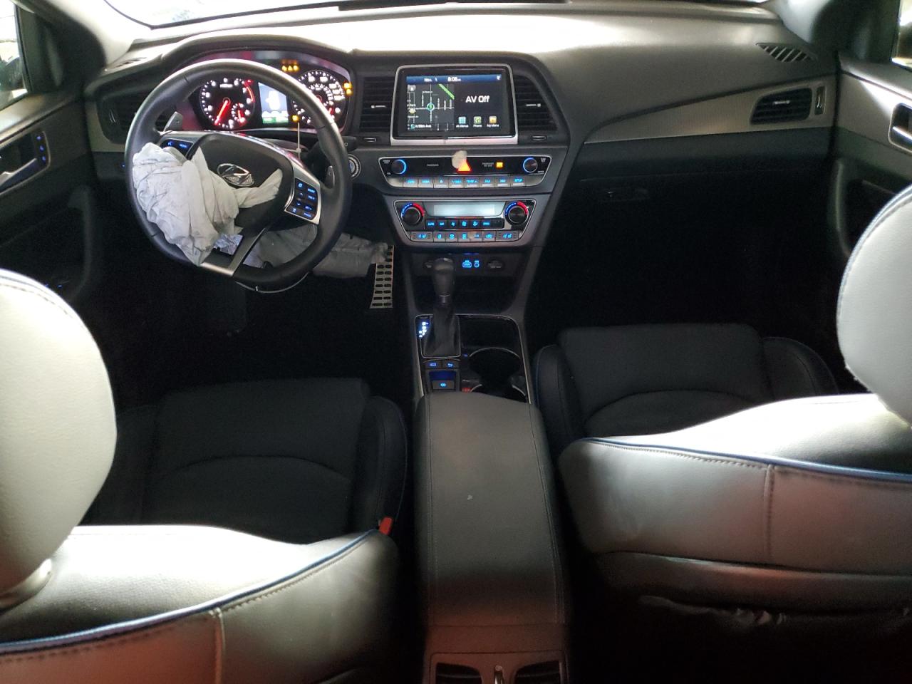 2019 Hyundai Sonata VIN 5NPE34AB5KH778904 Copart auction photo, front end damage thumbnail 8