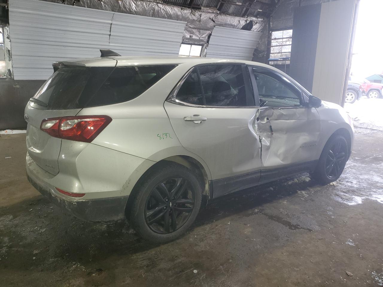 2021 Chevrolet Equinox VIN 3GNAXUEV1MS183040 Copart auction photo, side damage thumbnail 3