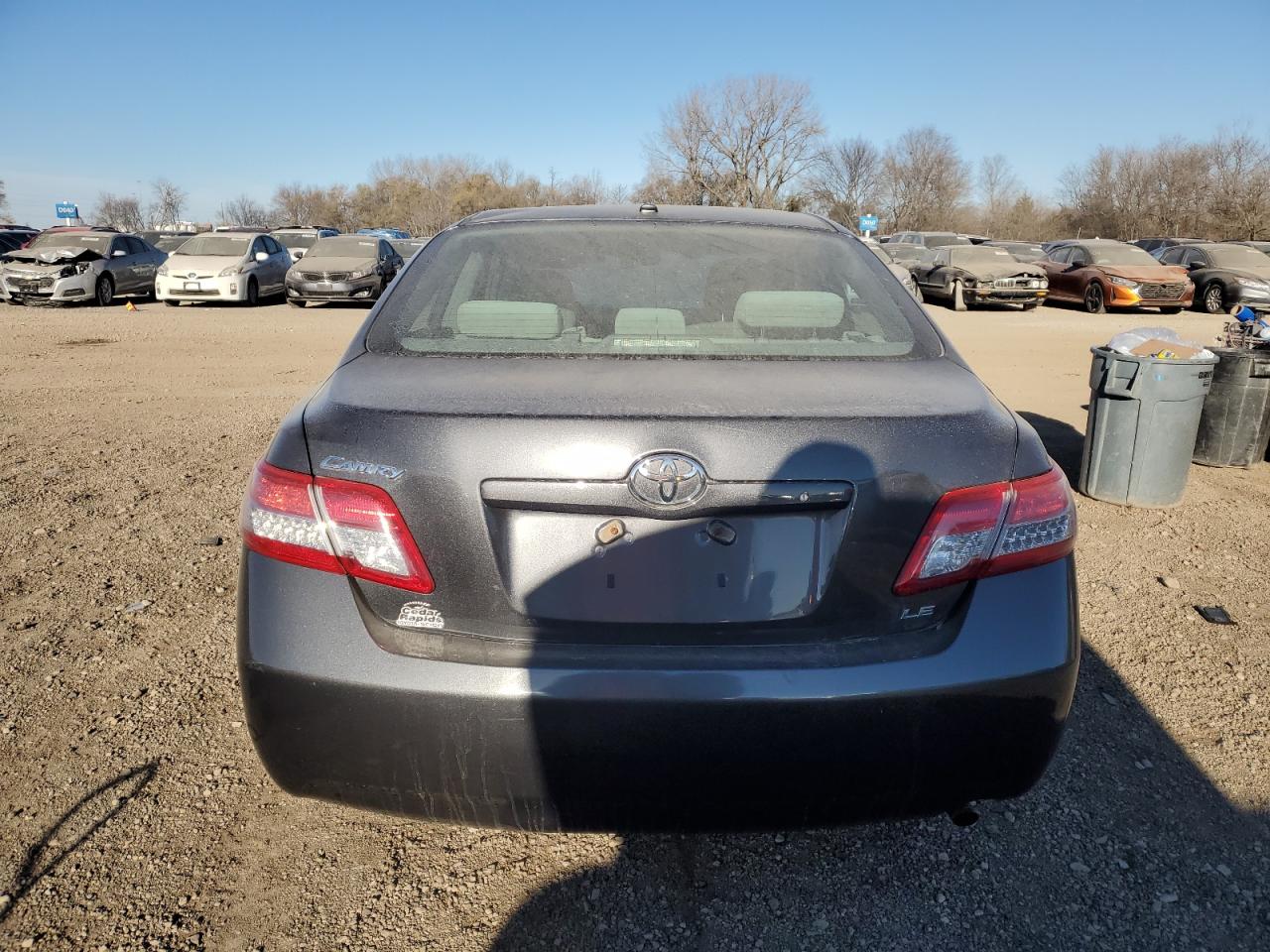 2011 Toyota Camry VIN 4T1BF3EK0BU153231 Copart auction photo, front end / top/roof damage thumbnail 6