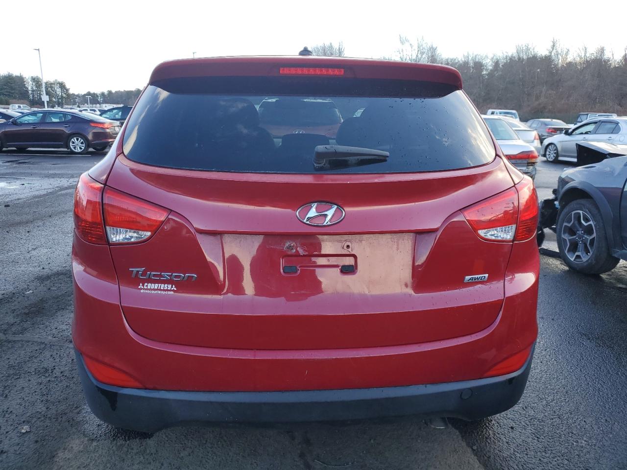 2015 Hyundai Tucson VIN KM8JTCAF3FU103233 Copart auction photo, side / mechanical damage thumbnail 6