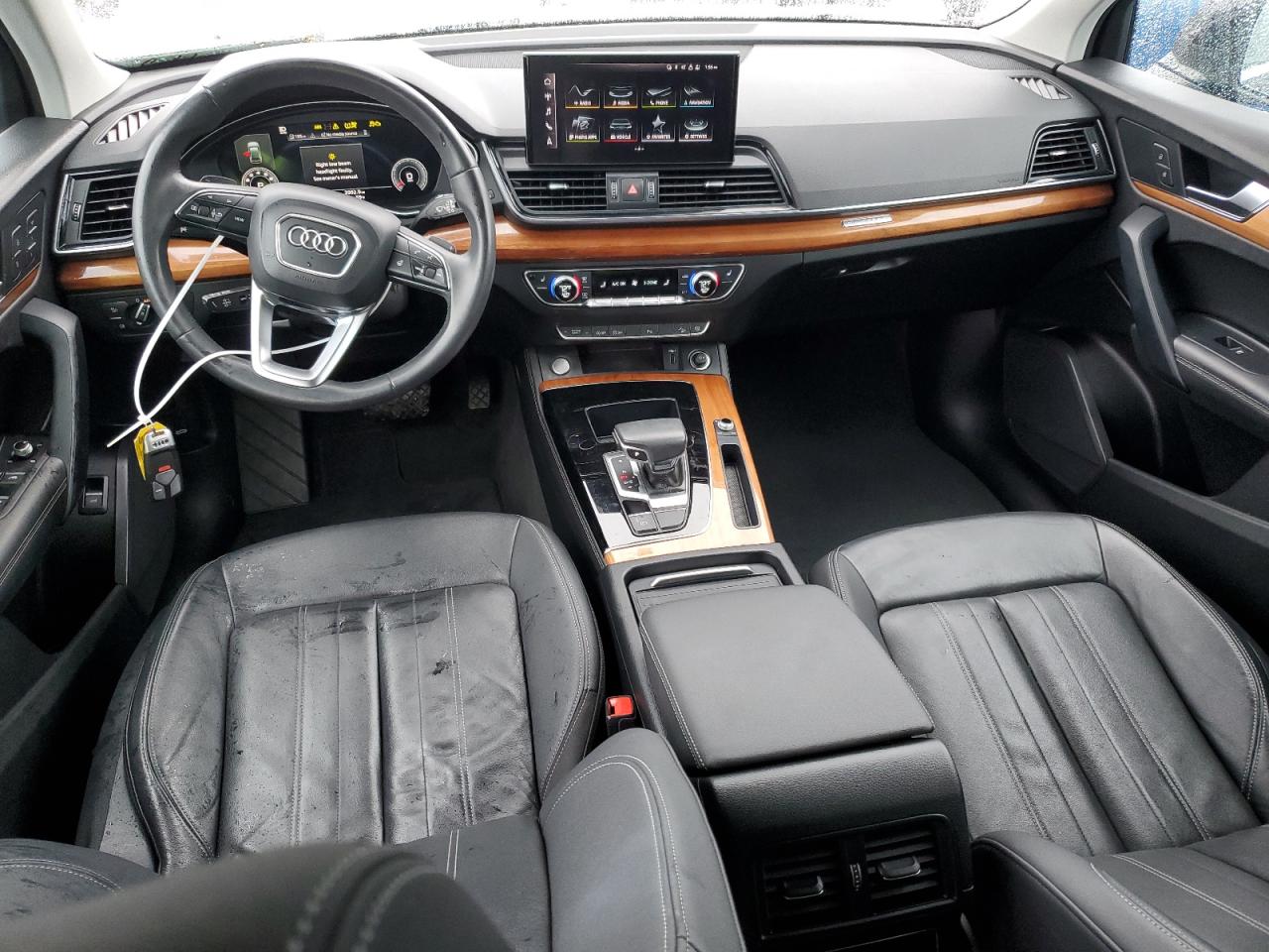 2021 Audi Q5 VIN WA1BAAFY9M2014458 Copart auction photo, front end damage thumbnail 8