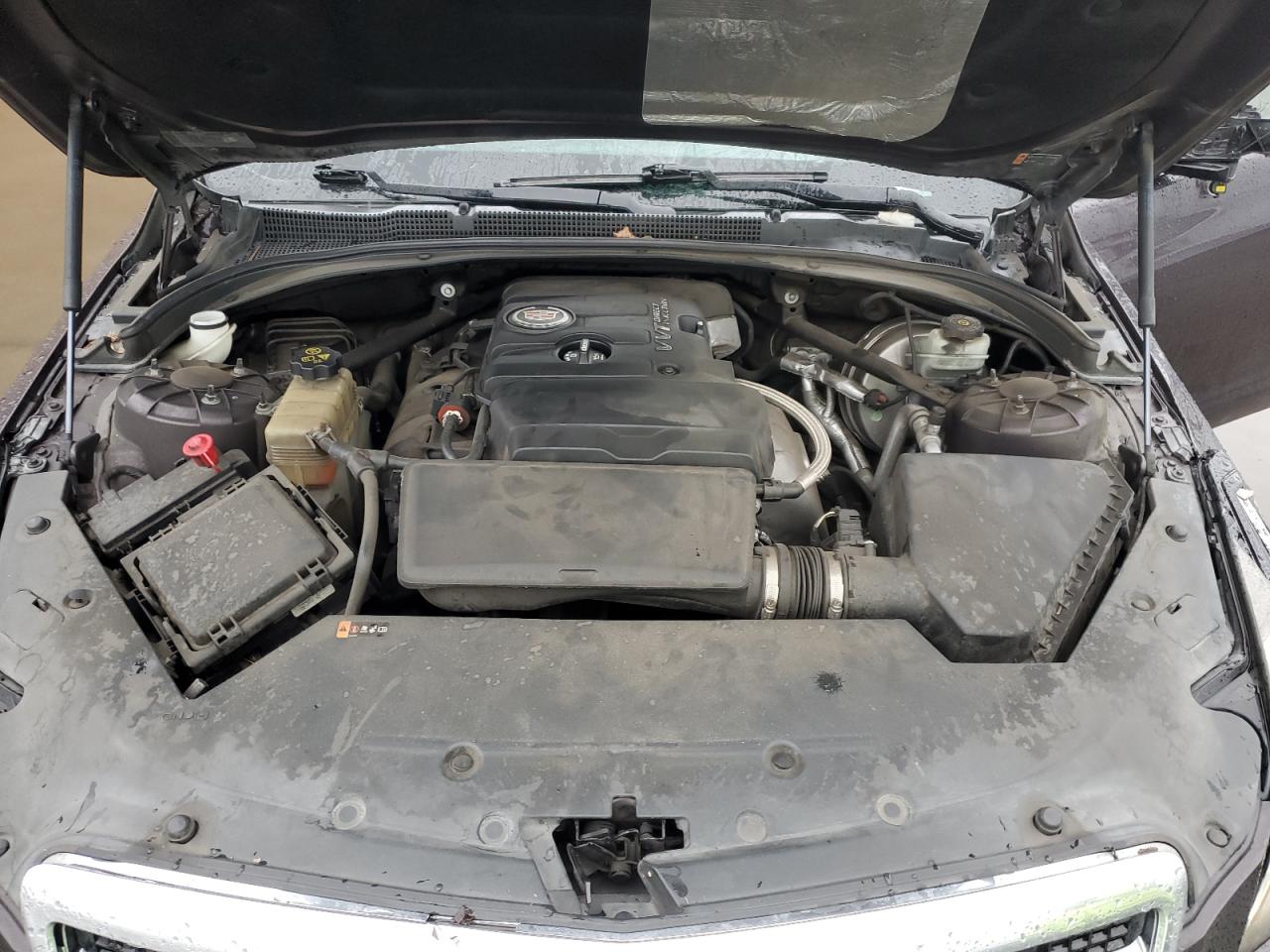 2014 Cadillac ATS VIN 1G6AB5RA8E0187117 Copart auction photo, top/roof / front end damage thumbnail 13