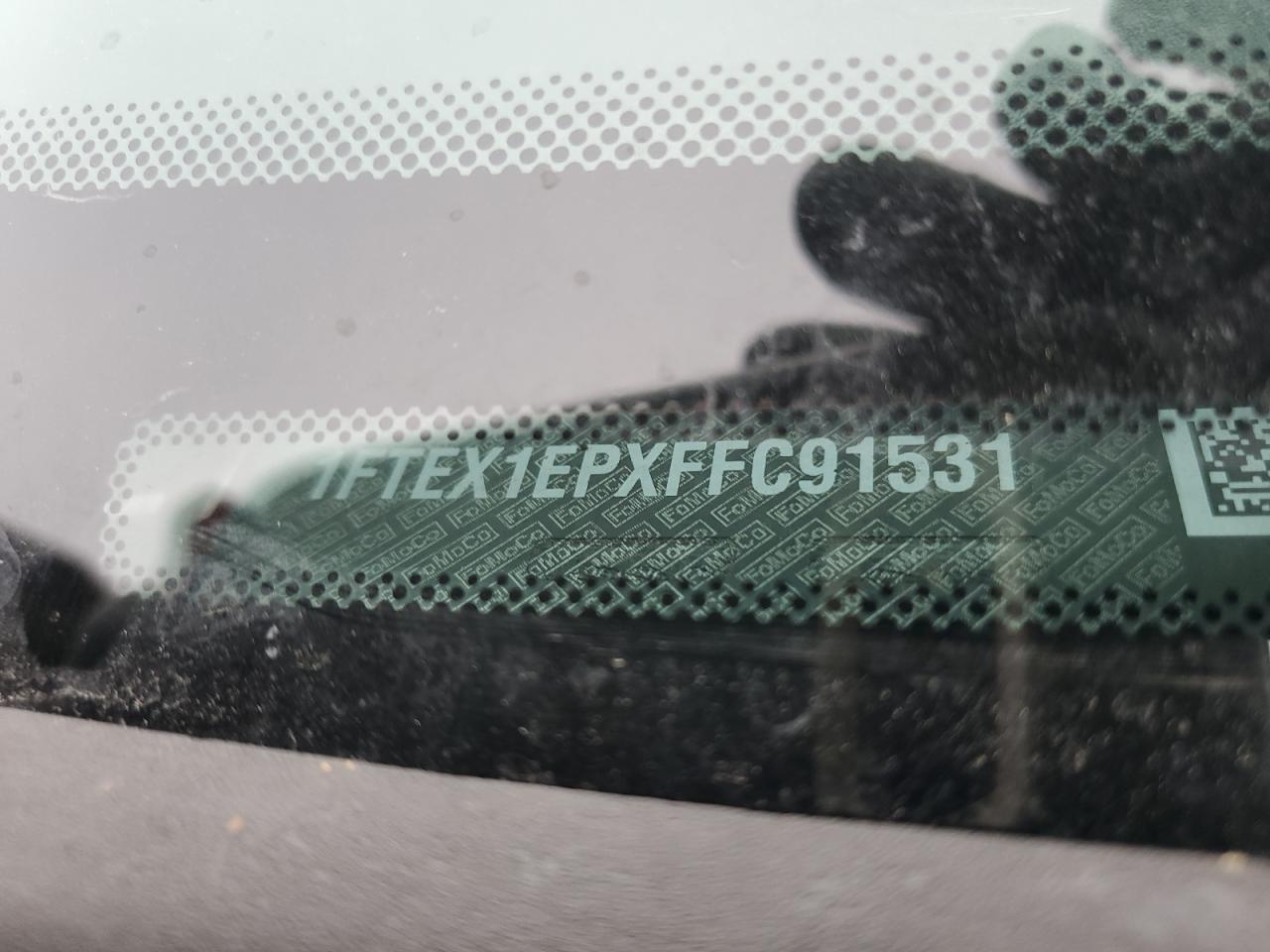 2015 Ford F-150 VIN 1FTEX1EPXFFC91531 Copart auction photo, rear end damage thumbnail 12