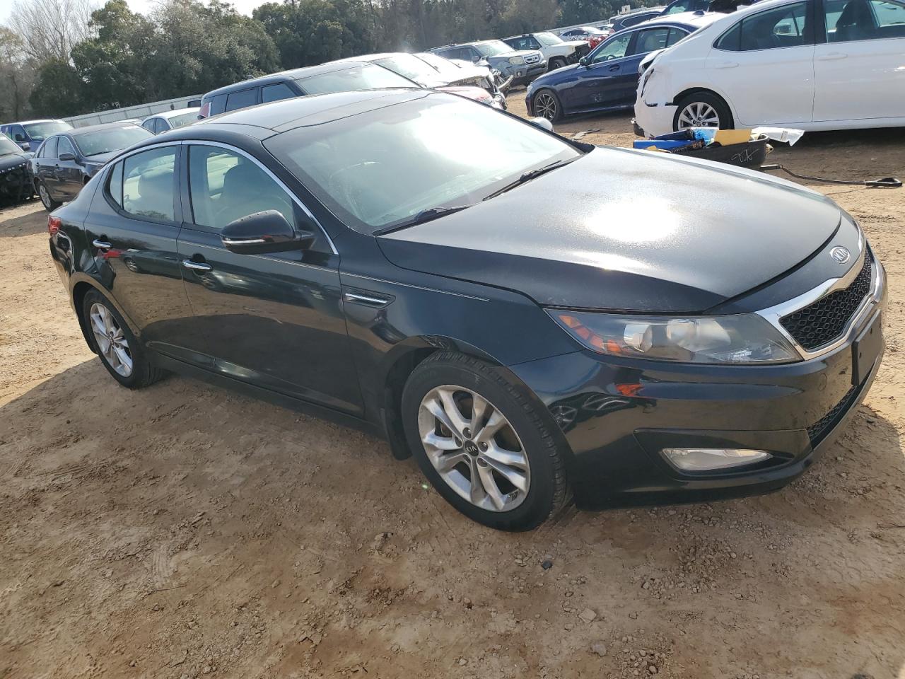 2011 KIA Optima VIN KNAGN4A71B5139155 Copart auction photo, normal wear damage thumbnail 4