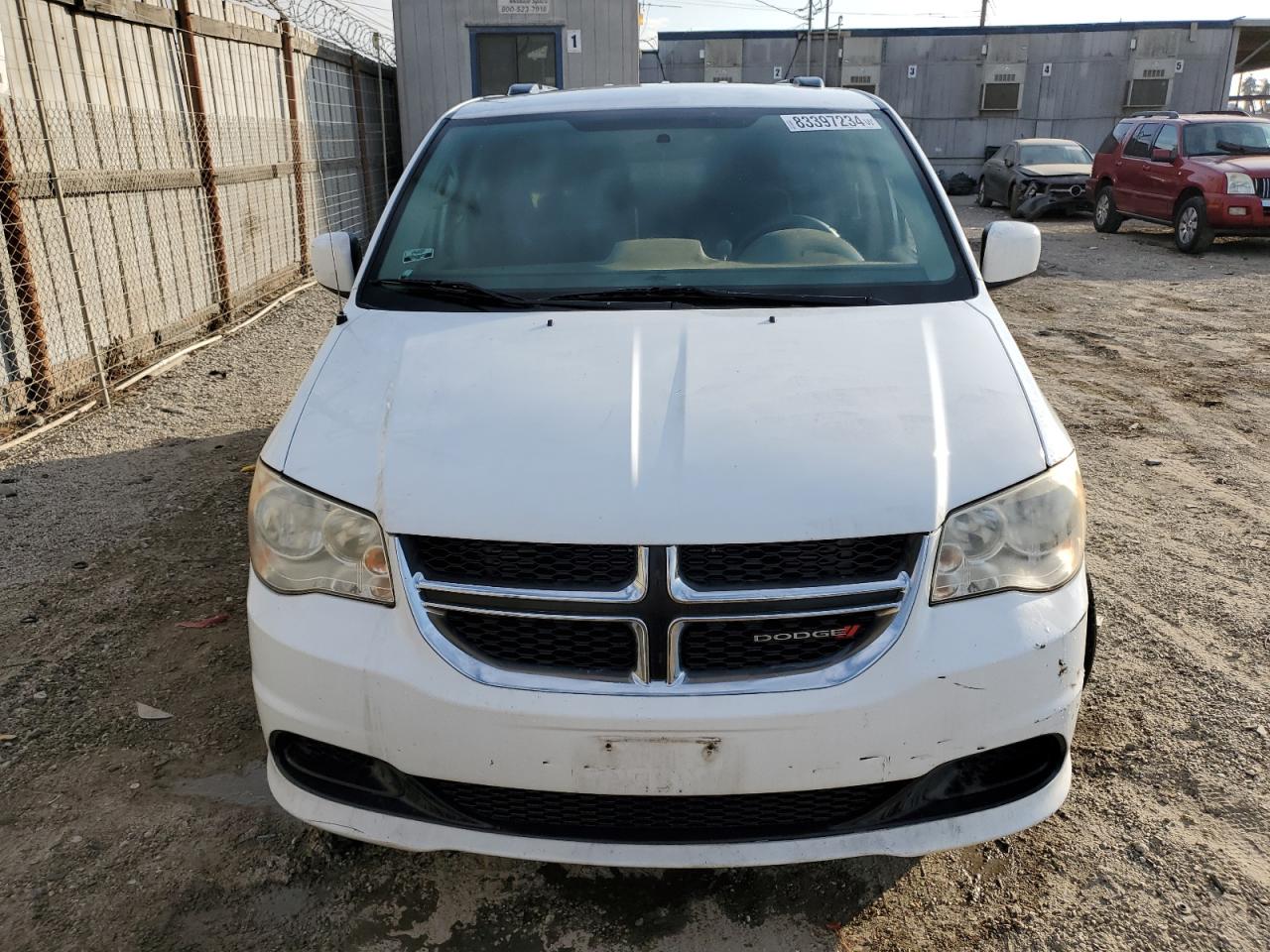 2014 Dodge Caravan VIN 2C4RDGCG0ER267875 Copart auction photo, rear end / side damage thumbnail 5