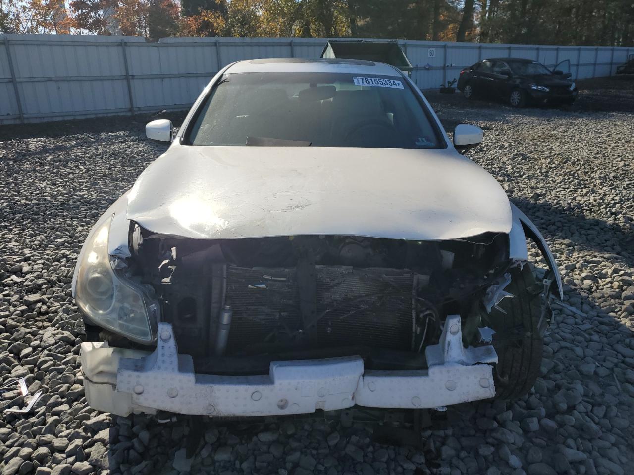 2009 Infiniti G VIN JNKCV61F89M359752 Copart auction photo, front end damage thumbnail 5