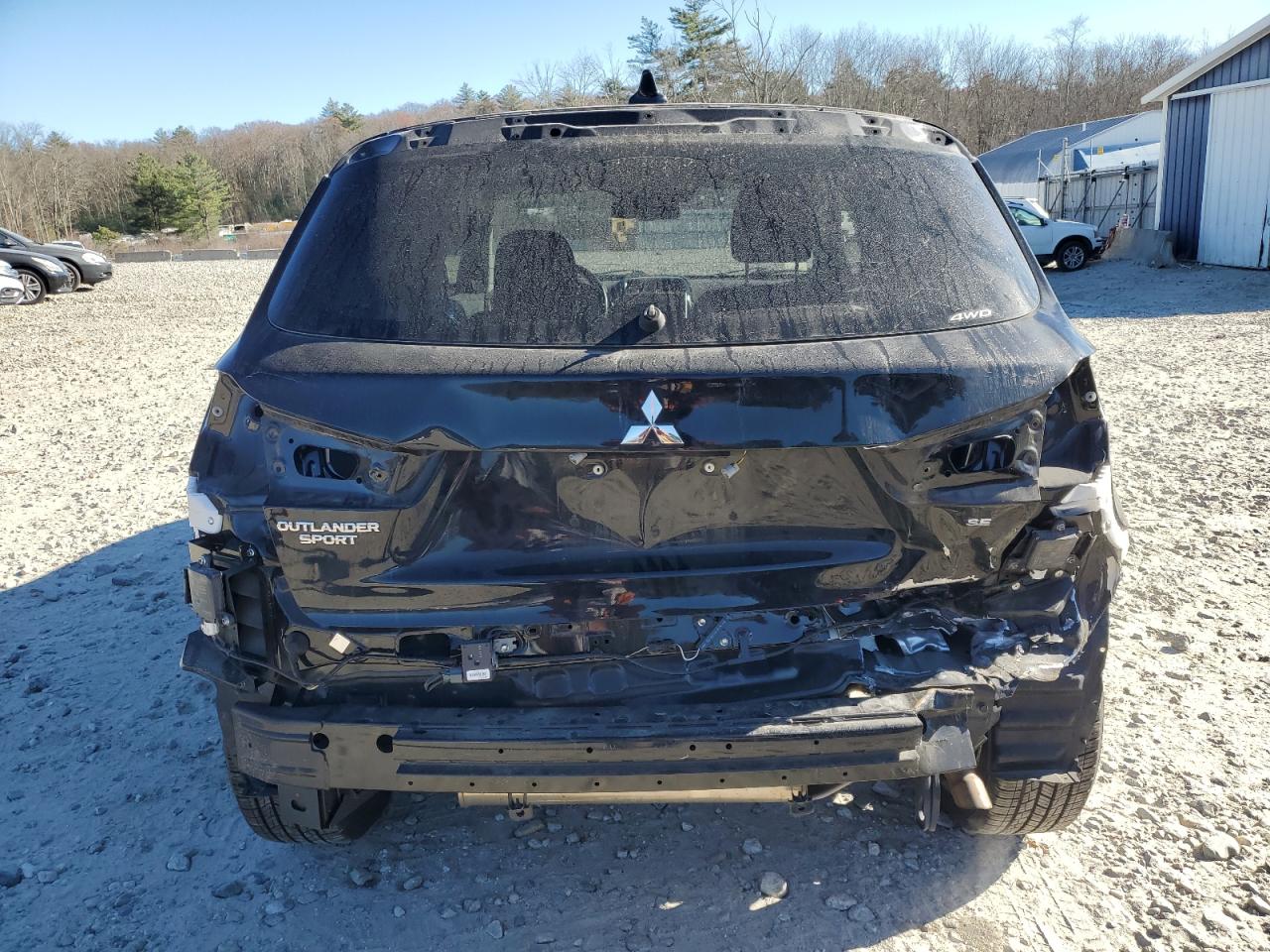 2020 Mitsubishi Outlander VIN JA4AR3AU0LU000648 Copart auction photo, rear end damage thumbnail 6