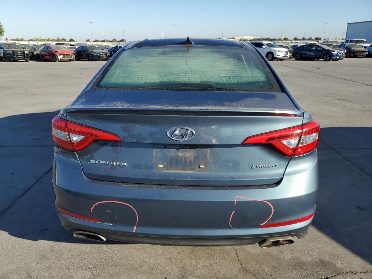 2015 Hyundai Sonata VIN 5NPE34AF4FH093611 Copart auction photo, front end damage thumbnail 6