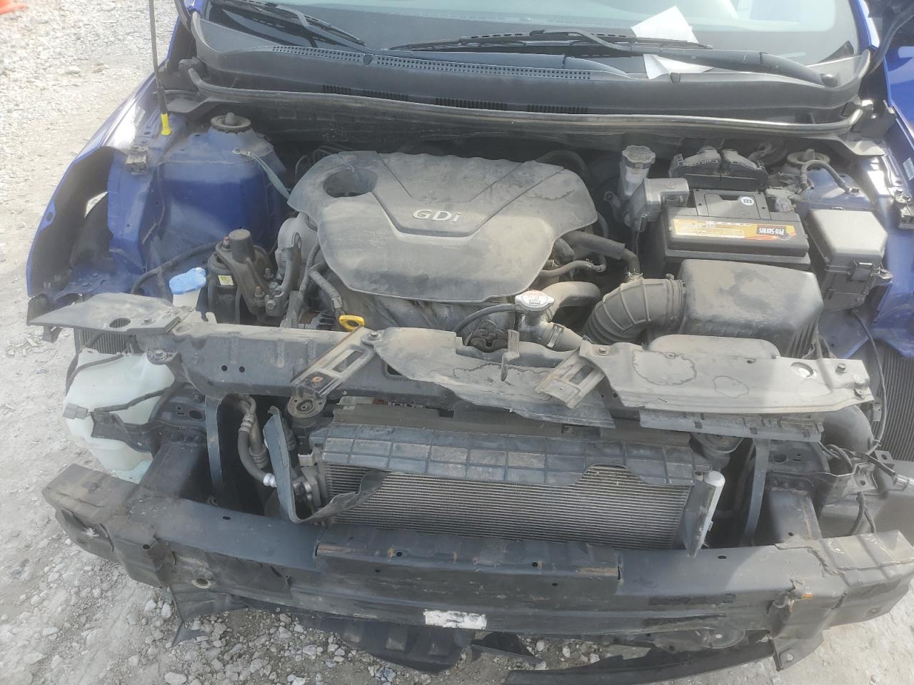 2014 Hyundai Accent VIN KMHCT4AE8EU674401 Copart auction photo, front end / side damage thumbnail 11