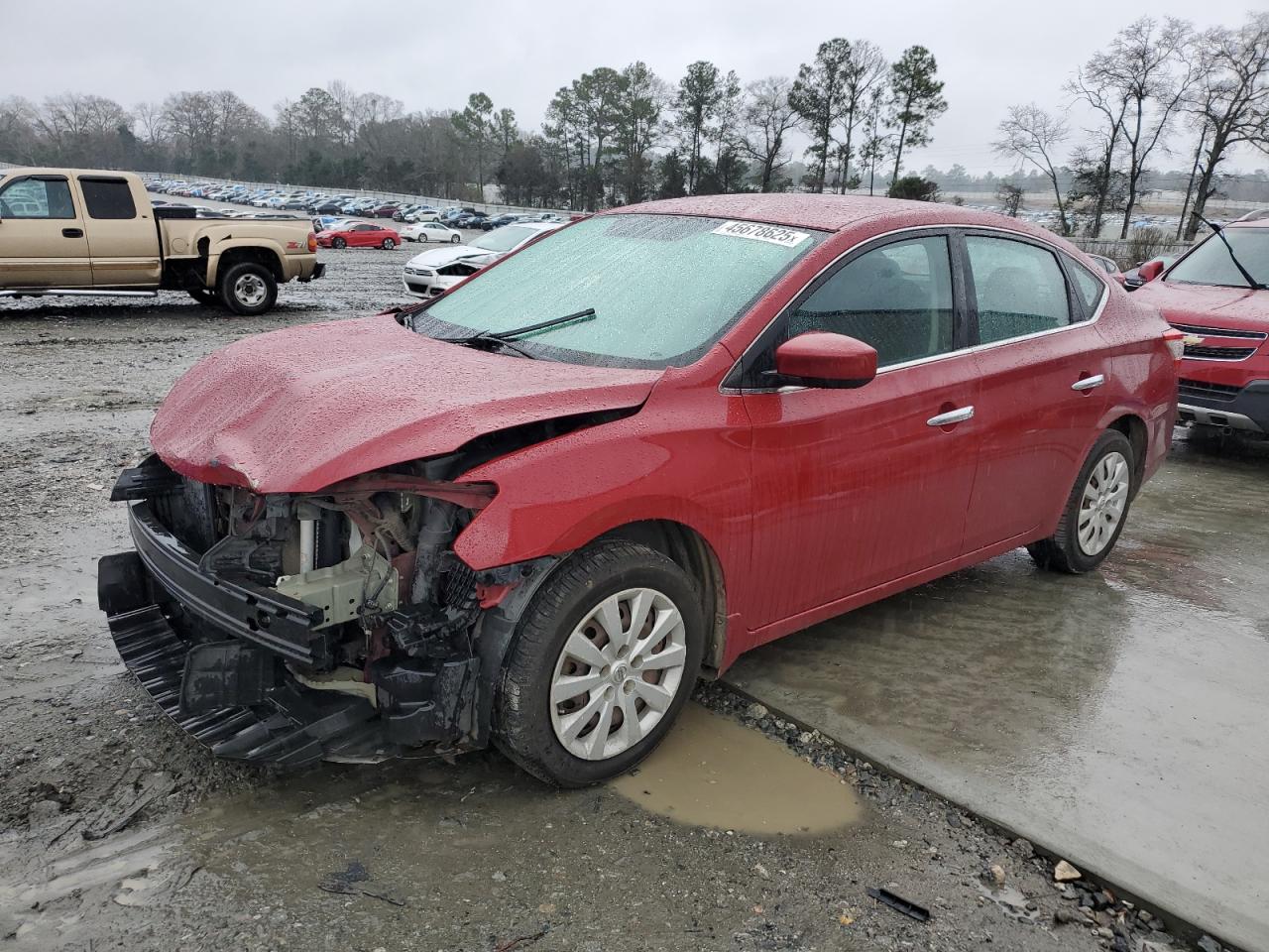 2014 Nissan Sentra VIN 3N1AB7AP5EL653777 - Copart auction photo