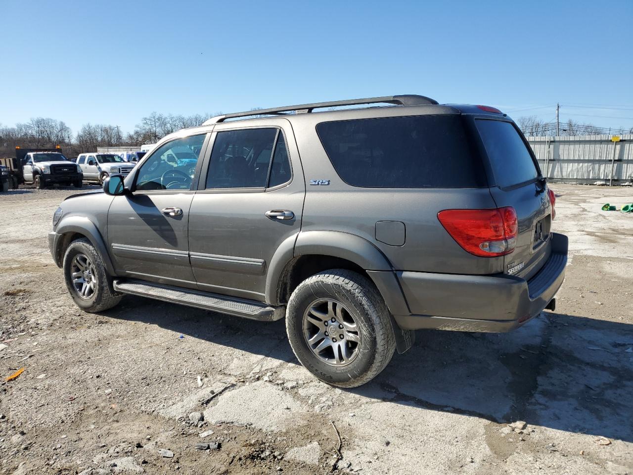 2007 Toyota Sequoia VIN 5TDZT34A17S297595 Copart auction photo, front end / rear end damage thumbnail 2