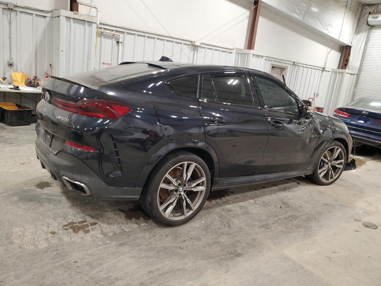 2021 BMW X6 VIN 5UXCY8C05M9E21862 Copart auction photo, all over damage thumbnail 3