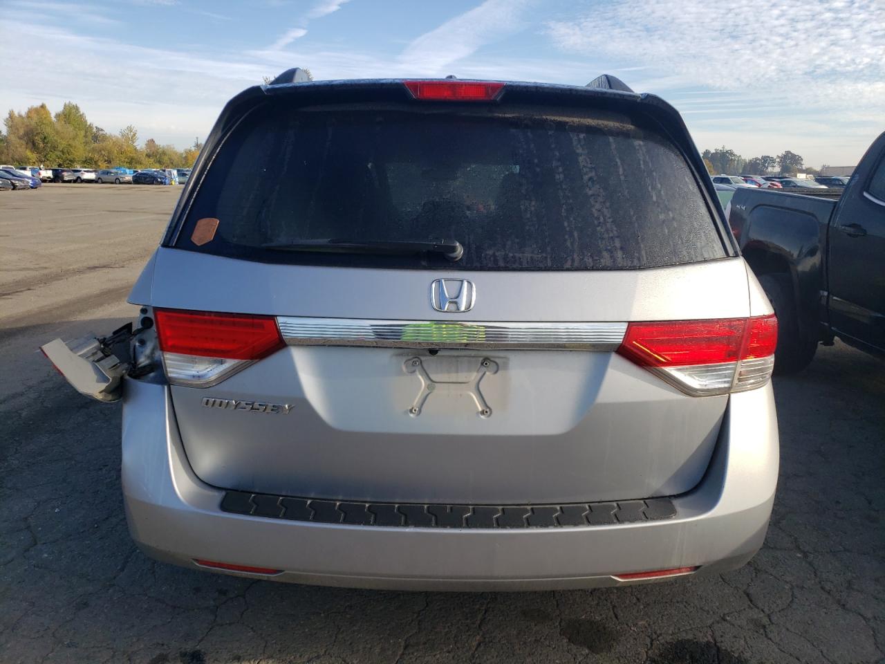 2016 Honda Odyssey VIN 5FNRL5H66GB164935 Copart auction photo, rear end damage thumbnail 6