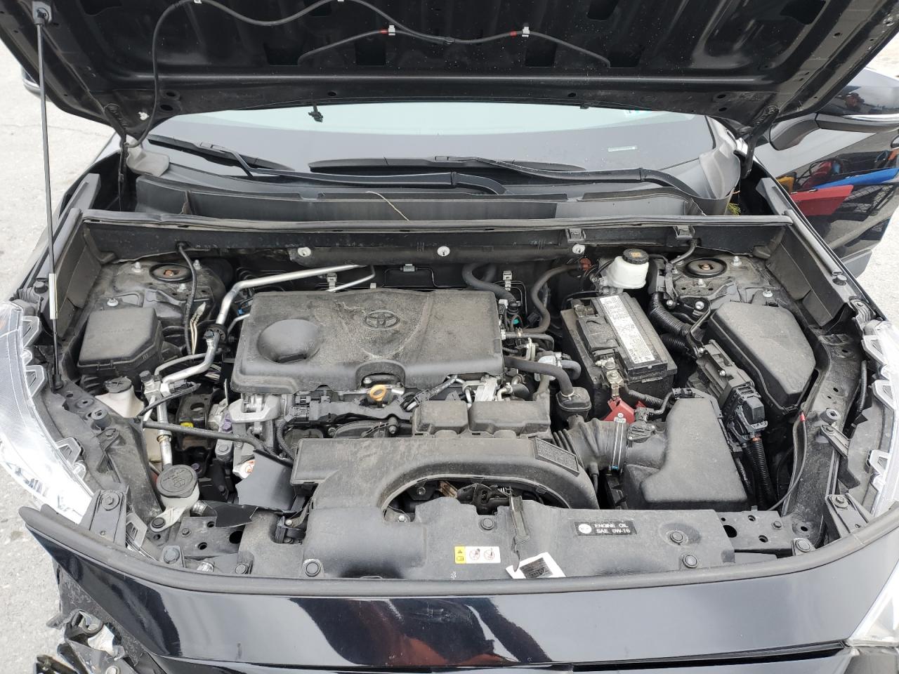 2019 Toyota RAV 4 VIN 2T3P1RFV7KC041180 Copart auction photo, front end / side damage thumbnail 12