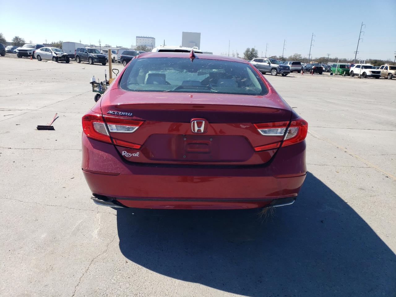 2018 Honda Accord VIN 1HGCV1F18JA266609 Copart auction photo, rollover damage thumbnail 6