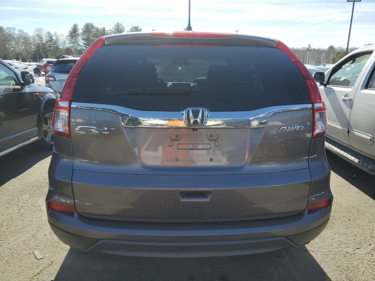 2015 Honda CR-V VIN 5J6RM4H39FL062127 Copart auction photo, all over damage thumbnail 6