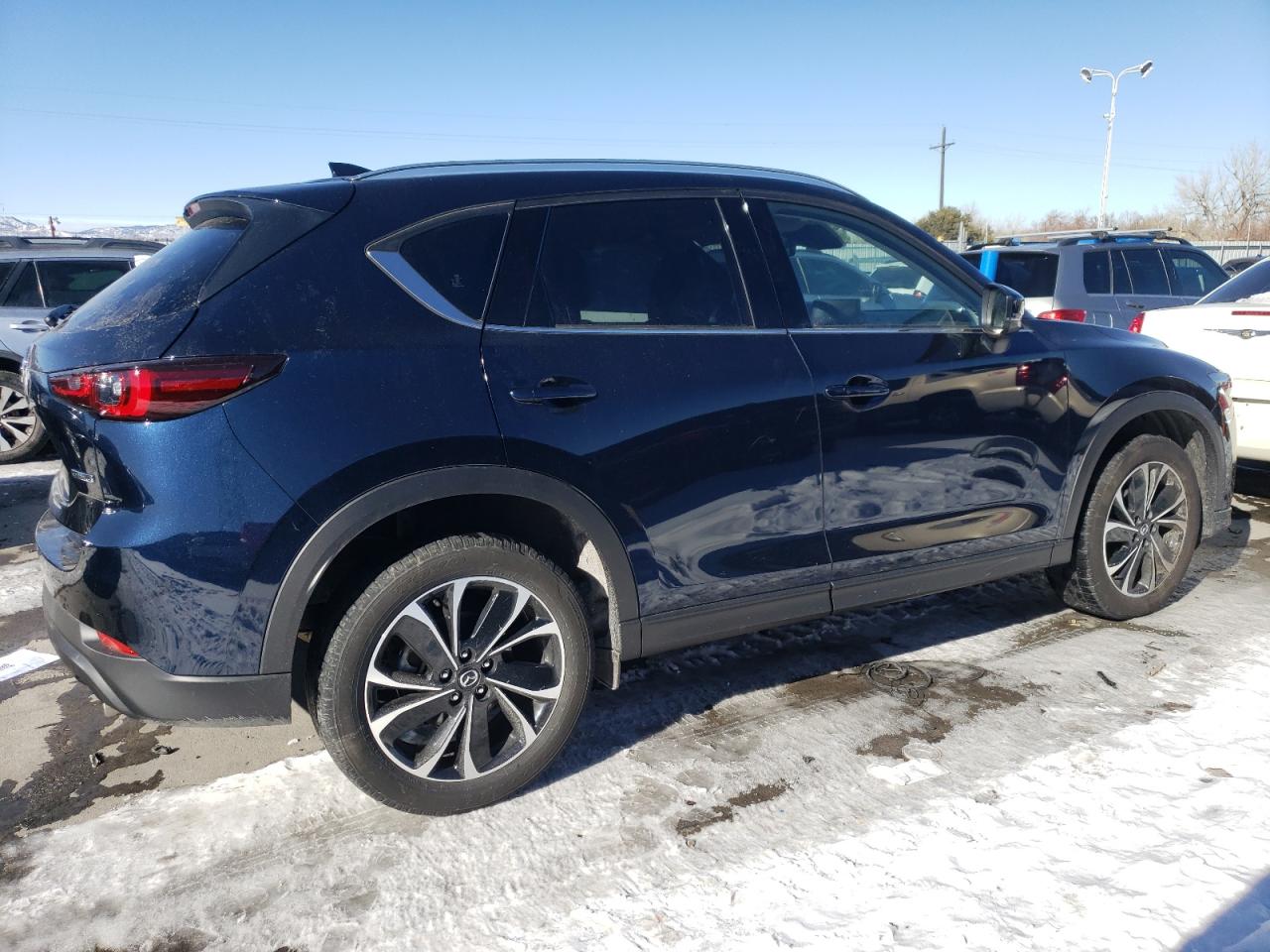 2023 Mazda CX-5 VIN JM3KFBEMXP0175680 Copart auction photo, rear end / hail damage thumbnail 3
