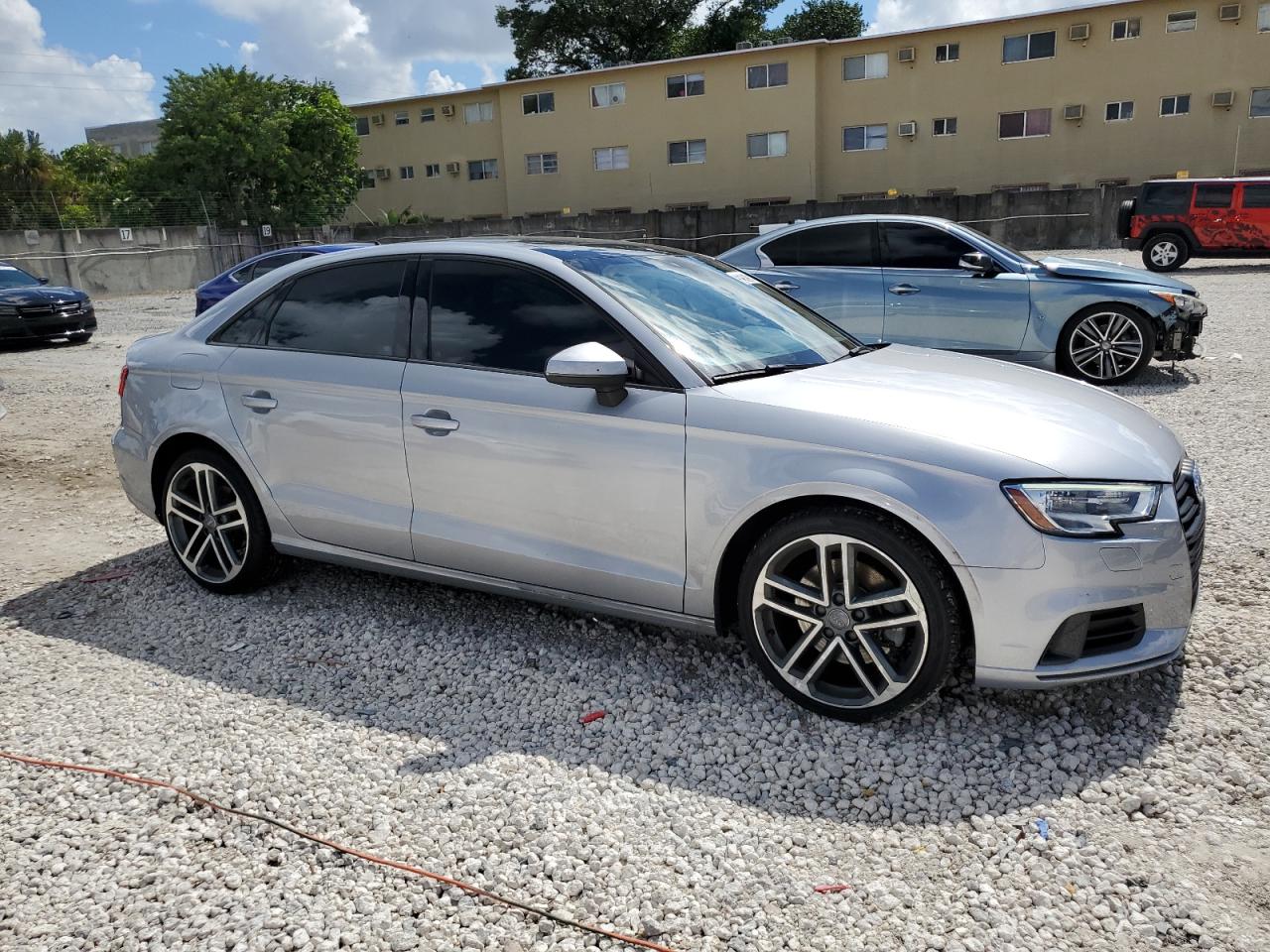 2019 Audi A3 VIN WAUAUGFF2KA081168 Copart auction photo, front end damage thumbnail 4