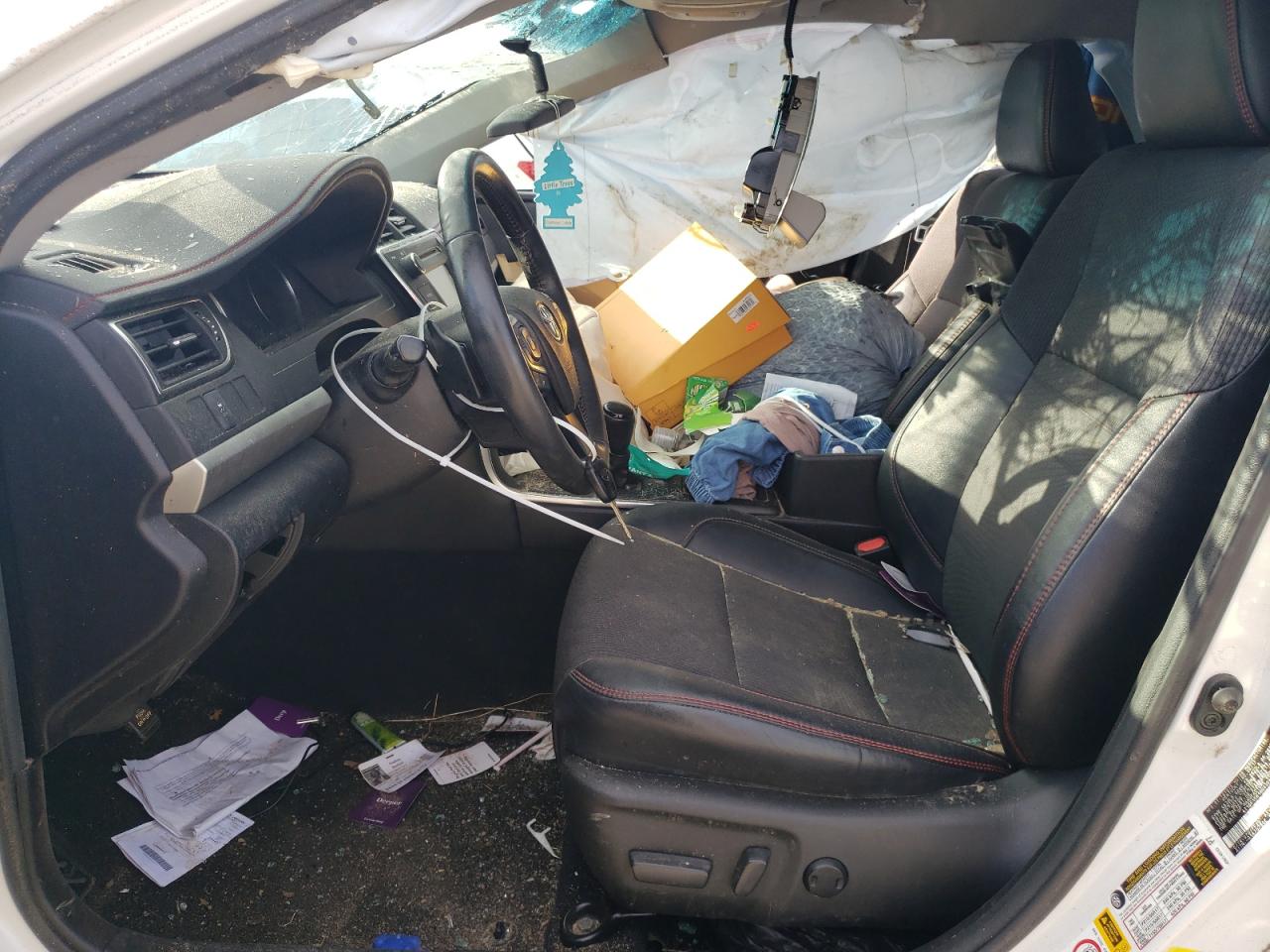 2017 Toyota Camry VIN 4T1BF1FK1HU436877 Copart auction photo, rollover / frame damage damage thumbnail 7
