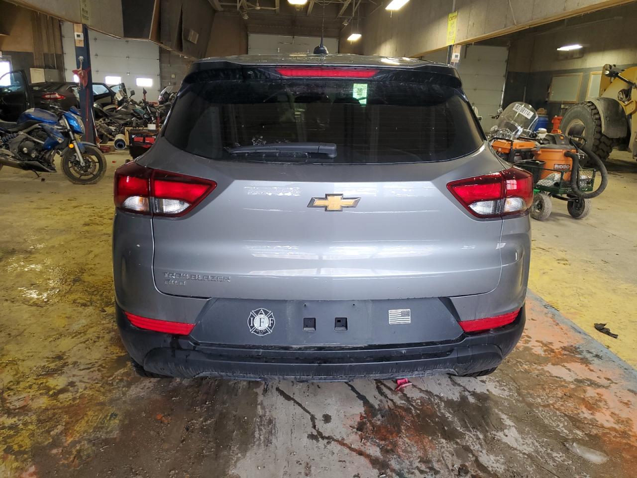 2023 Chevrolet TrailBlazer VIN KL79MNSL8PB203438 Copart auction photo, side / front end damage thumbnail 6
