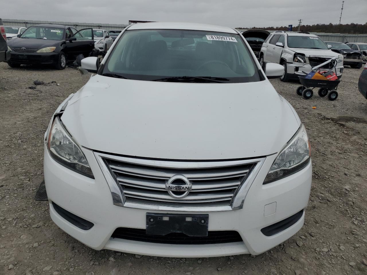 2015 Nissan Sentra VIN 3N1AB7AP8FL668257 Copart auction photo, front end / side damage thumbnail 5