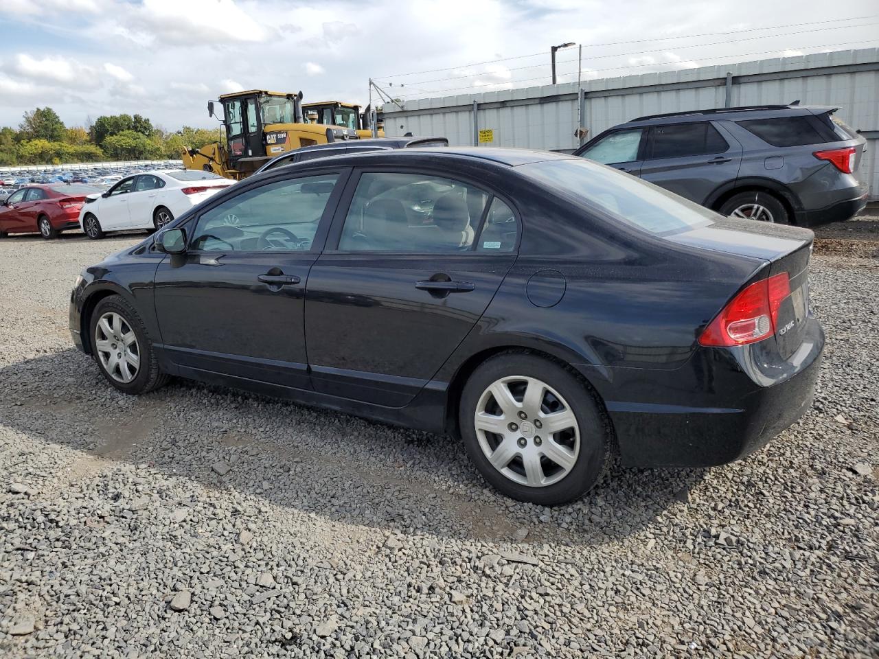 2008 Honda Civic VIN 2HGFA16558H345677 Copart auction photo, side damage thumbnail 2