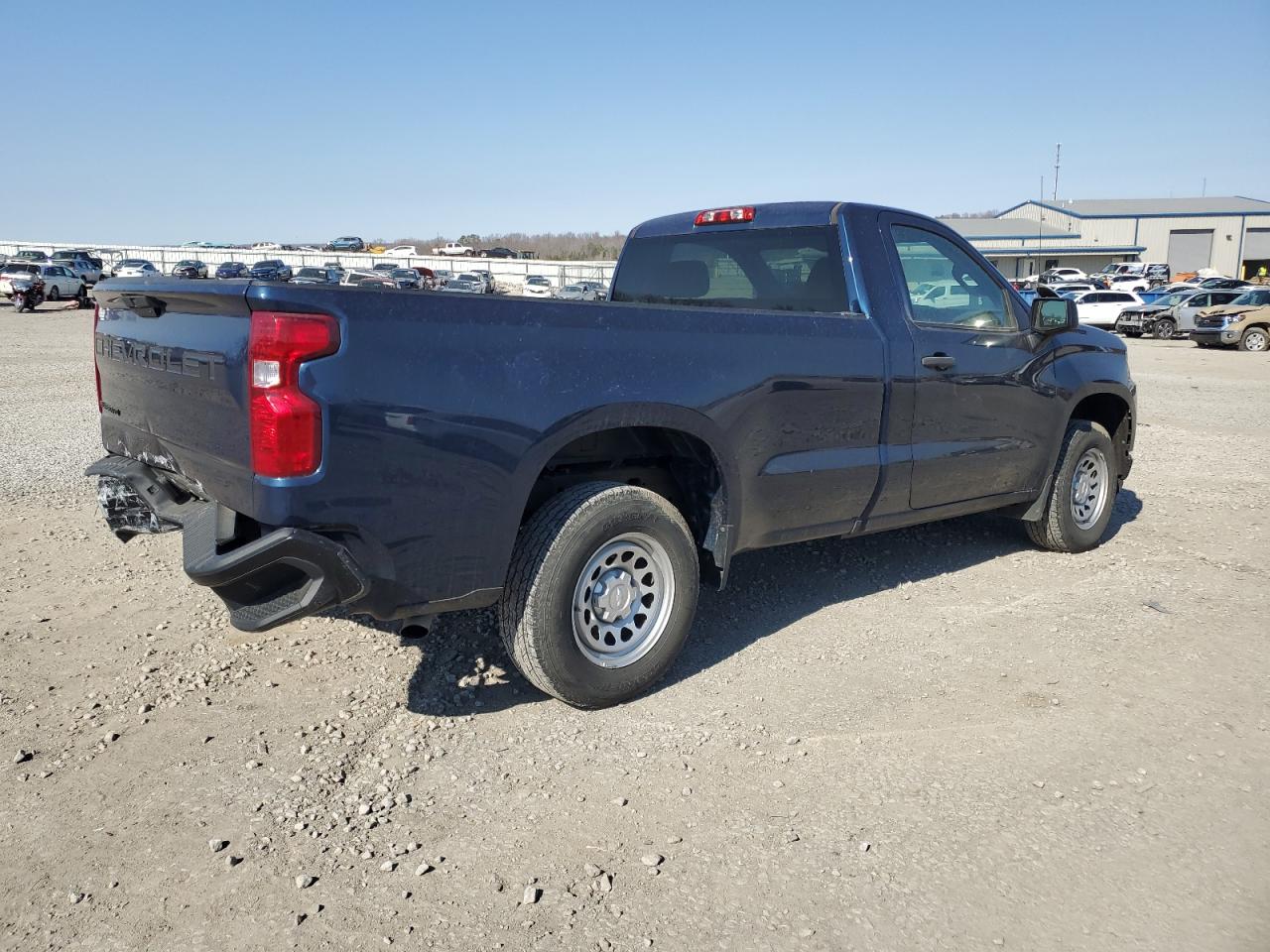 2021 Chevrolet Silverado VIN 3GCNWAEK7MG317098 Copart auction photo, front end / rear end damage thumbnail 3