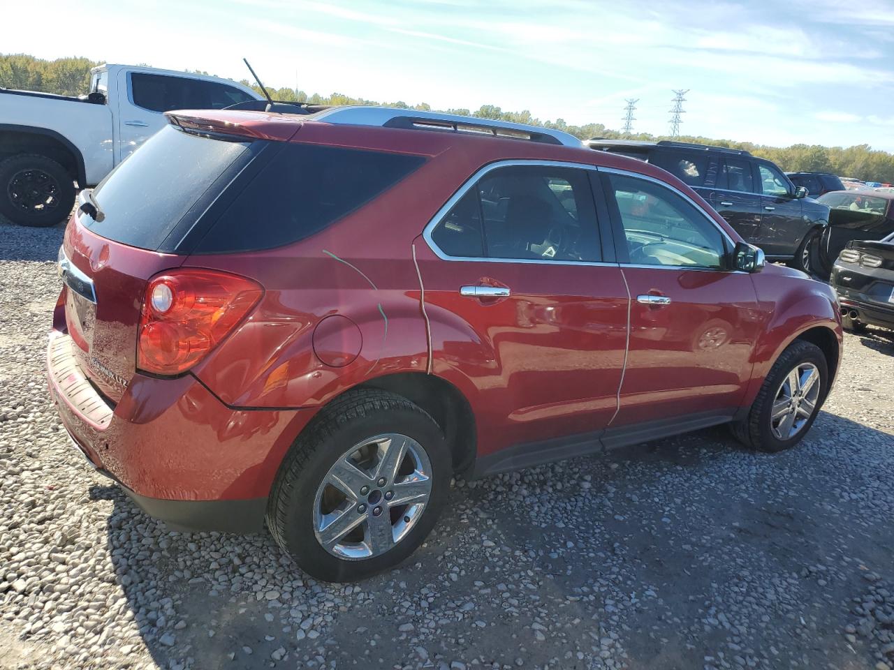 2015 Chevrolet Equinox VIN 2GNFLHE32F6384129 Copart auction photo, rear end / front end damage thumbnail 3